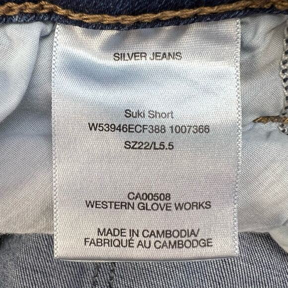 Silver Jean Co. Shorts Women's Size 22X5.5L Suki Distressed Casual Normcore - Picture 13 of 14